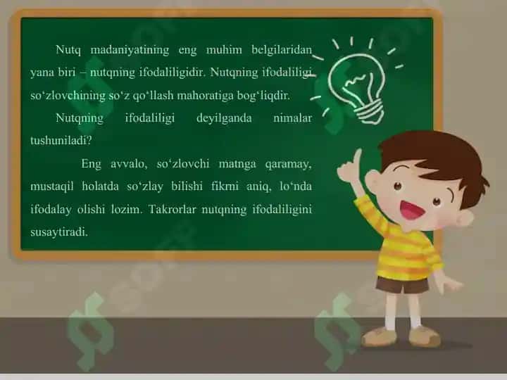 Badiiy  nutqning  ifodaliligini ta'minlaydigan ifodalar 3