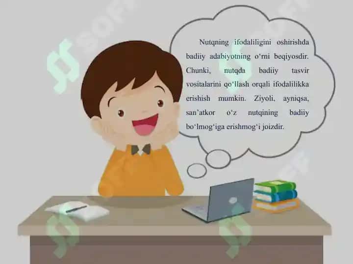 Badiiy  nutqning  ifodaliligini ta'minlaydigan ifodalar 8