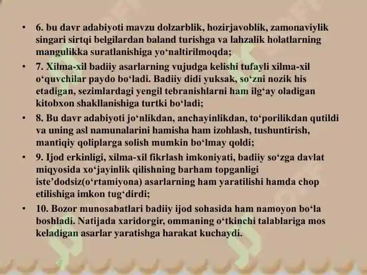 Mustaqillik davri adabiyoti 4