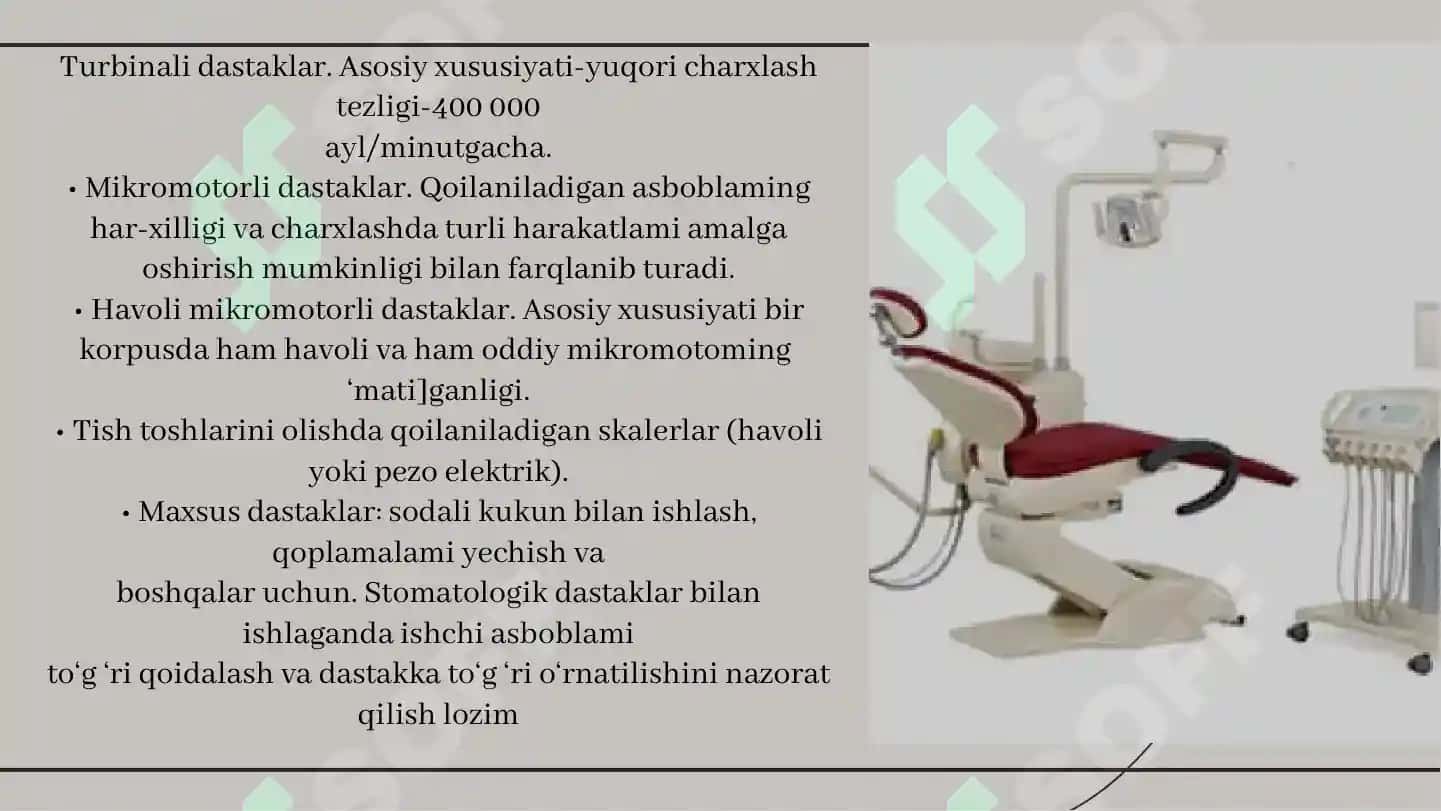 Zamonaviy stomatologik dastaklar 4