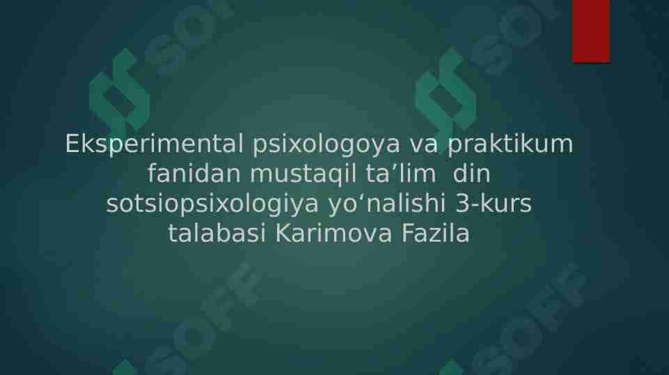 Fiziologik psixologiyaning paydo bo'lish shart- sharoitlari