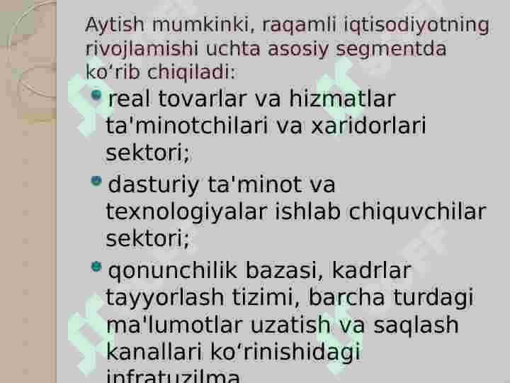 Raqamli iqtisodiyot elektron biznesni boshqarish asoslari 5