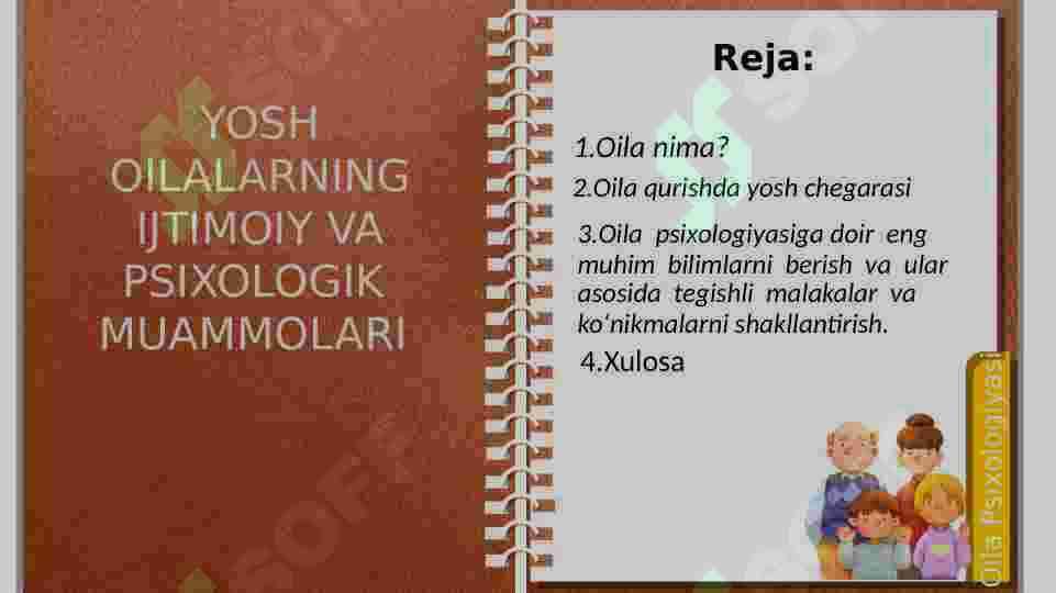 YOSH OILALARNING IJTIMOIY VA PSIXOLOGIK  MUAMMOLARI 2