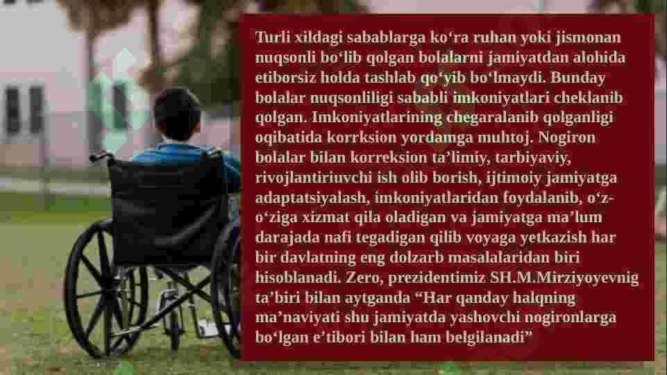 INCLUSIVE TAʼLIMGA EHTIYOJLAR VA SABABLAR 2