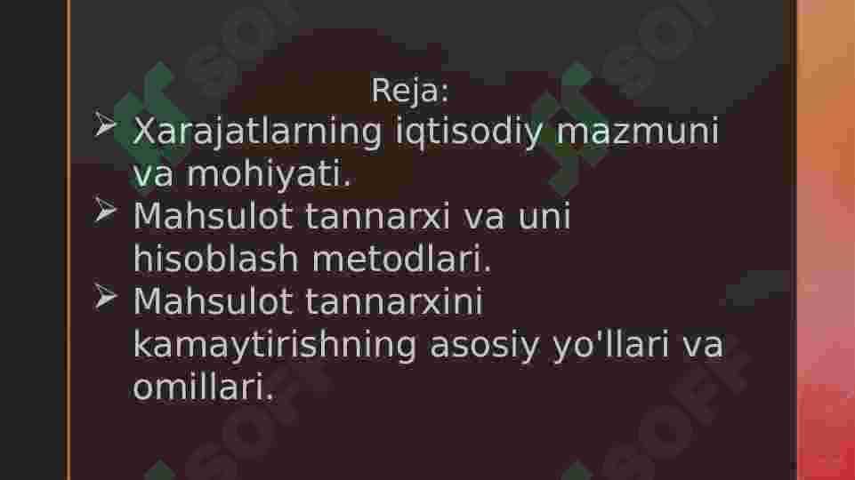 Ishlab chiqarish xarajatlari va ularni kamaytirish yo’llari 2