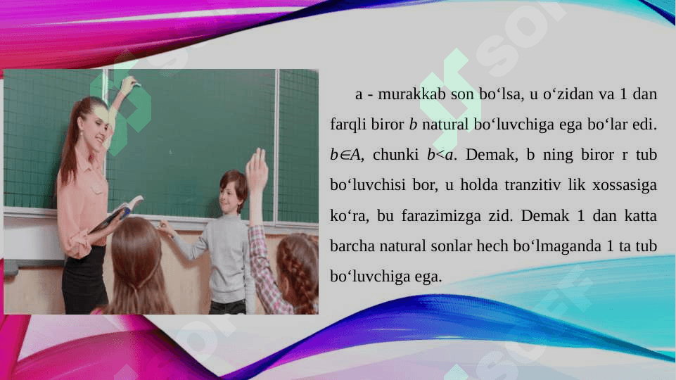 Tub va murakkab sonlar 8