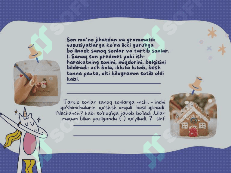 Sanoq va tartib sonlar 2