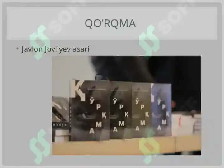 “Graf monte Kristo” va “qo’rqma” romanlari tahlili 3