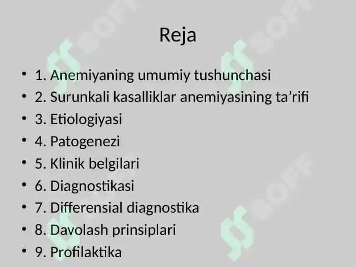 Surunkali Kasalliklar Anemiyasi 2