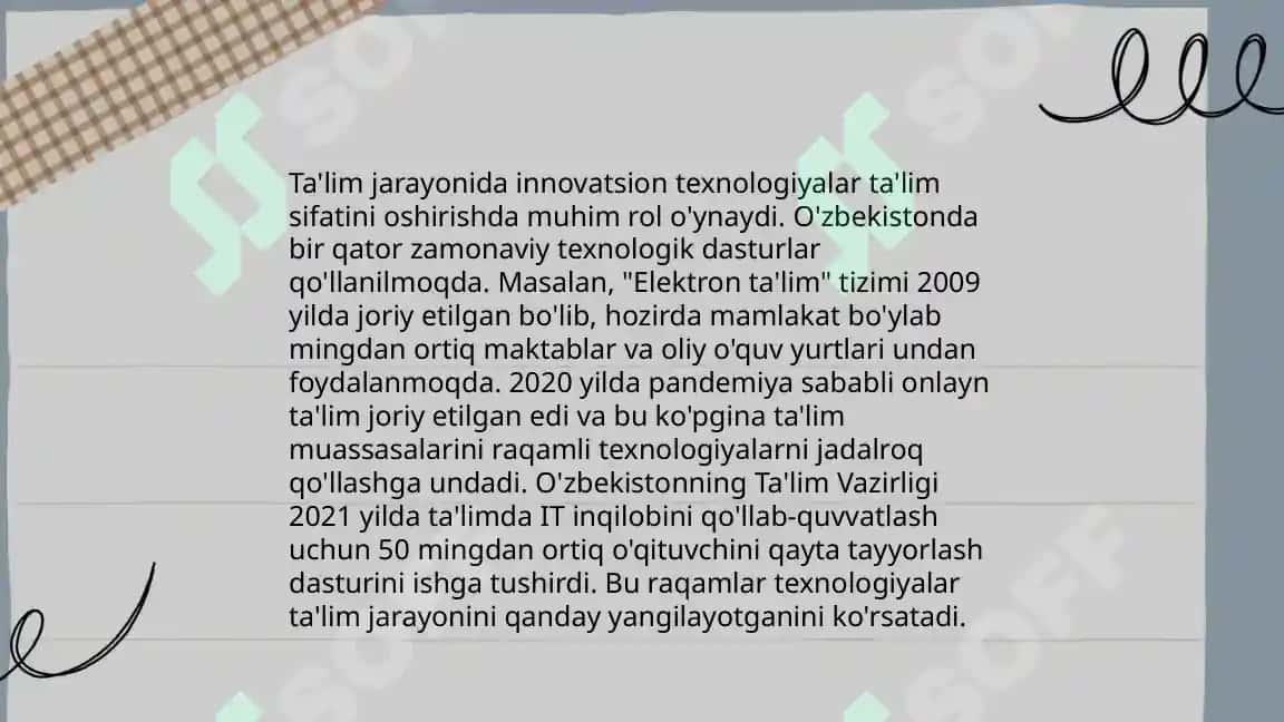 Ta'limga texnologik yondashuv. Pedagogik texnologiyalar 3