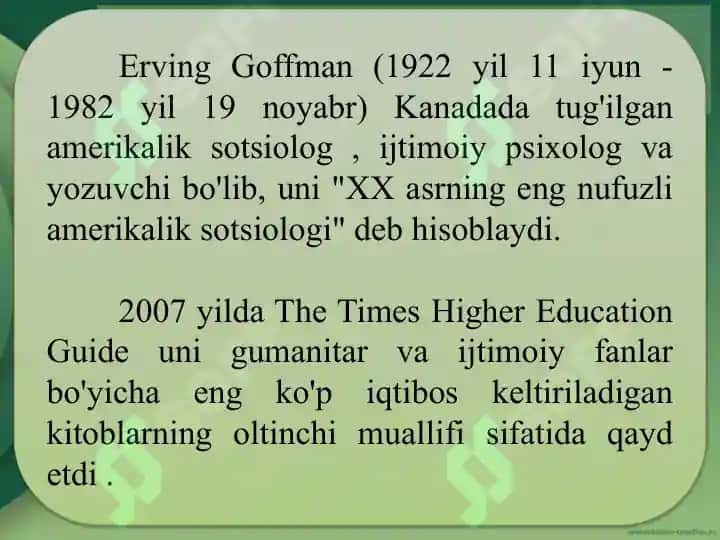Erving Goffman stigma nazariyasi tahlili 3