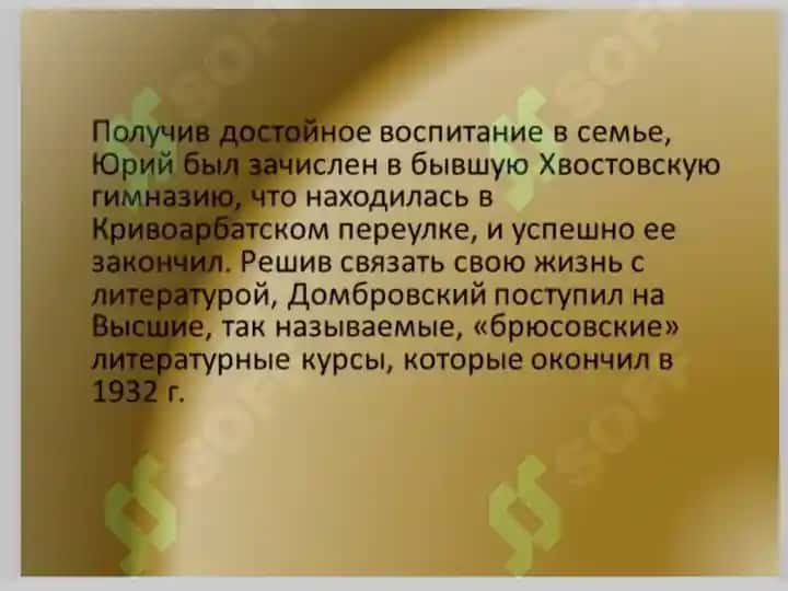 Домбровский Факультет ненужных вещей 4