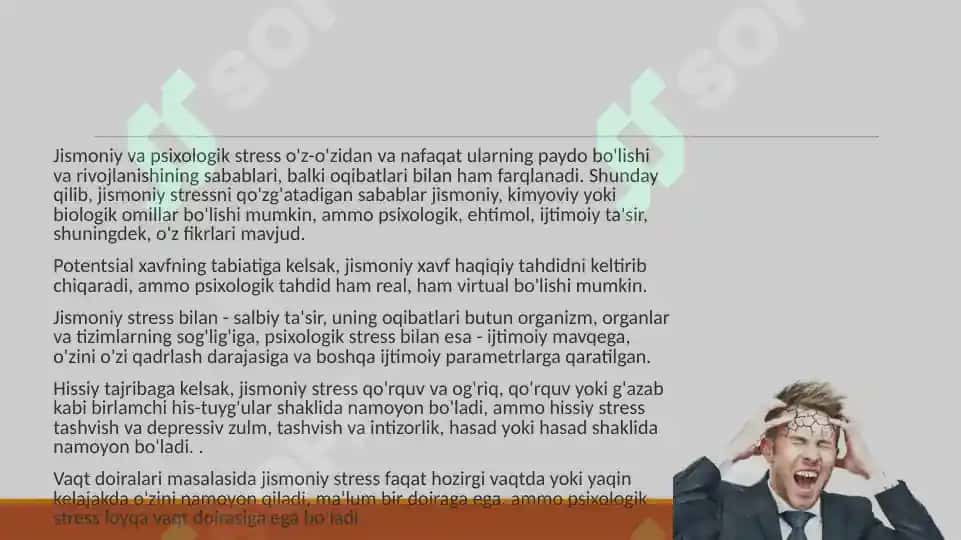 Stressga bardoshlilik haqida tushuncha 4