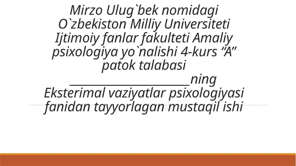 Stressning vujudga kelishi va rivojlanishiga inson individual va shaxs xususiyatlarining ta`siri