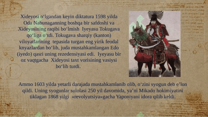 XVII-XIX asrlarda Yaponiya 3