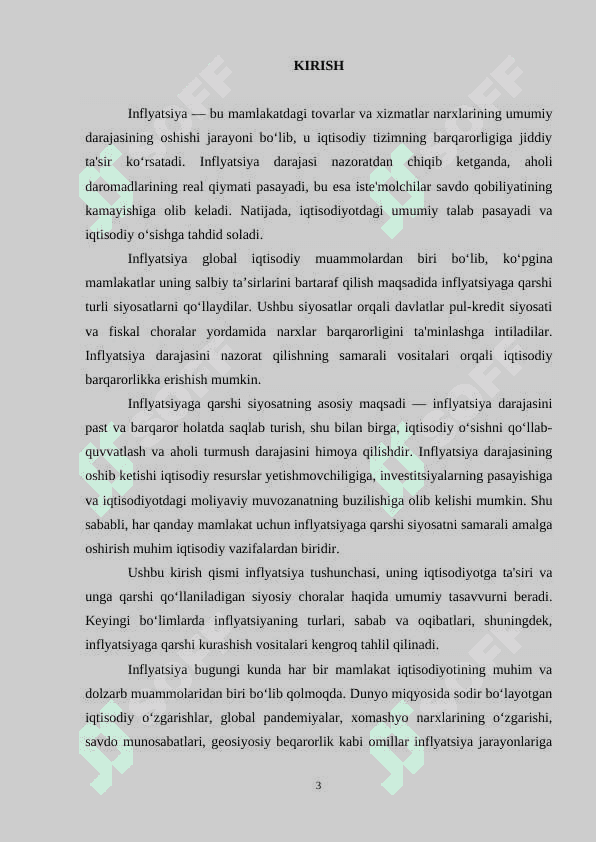 Inflyatsiya va inflyatsiyaga qarshi siyosat 3
