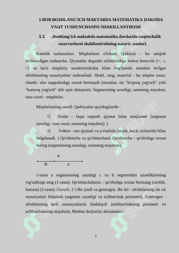 Boshlang’ich sinf o’quvchilariga vaqtga doir masalalar yechishga o’rgatish metodikasi 5