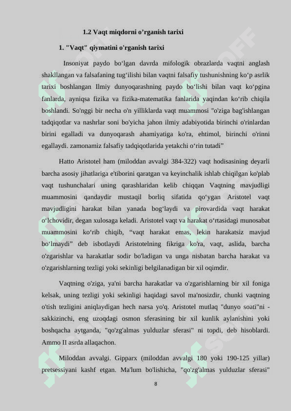Boshlang’ich sinf o’quvchilariga vaqtga doir masalalar yechishga o’rgatish metodikasi 8
