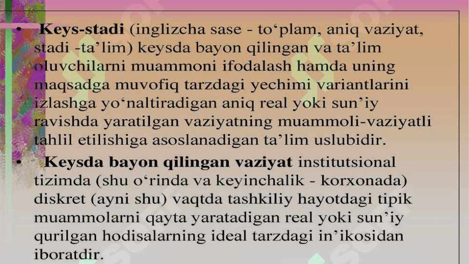Keys –study” texnologiyasi 6