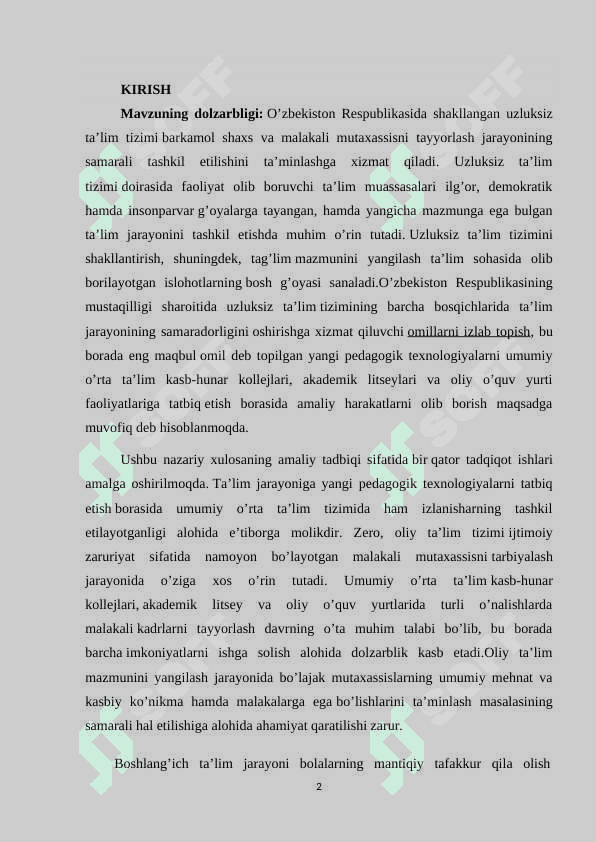 Boshlang'ich sinflarda matematika o'qitishda tarixiy elementlarni o'rgatish metodikasi 2
