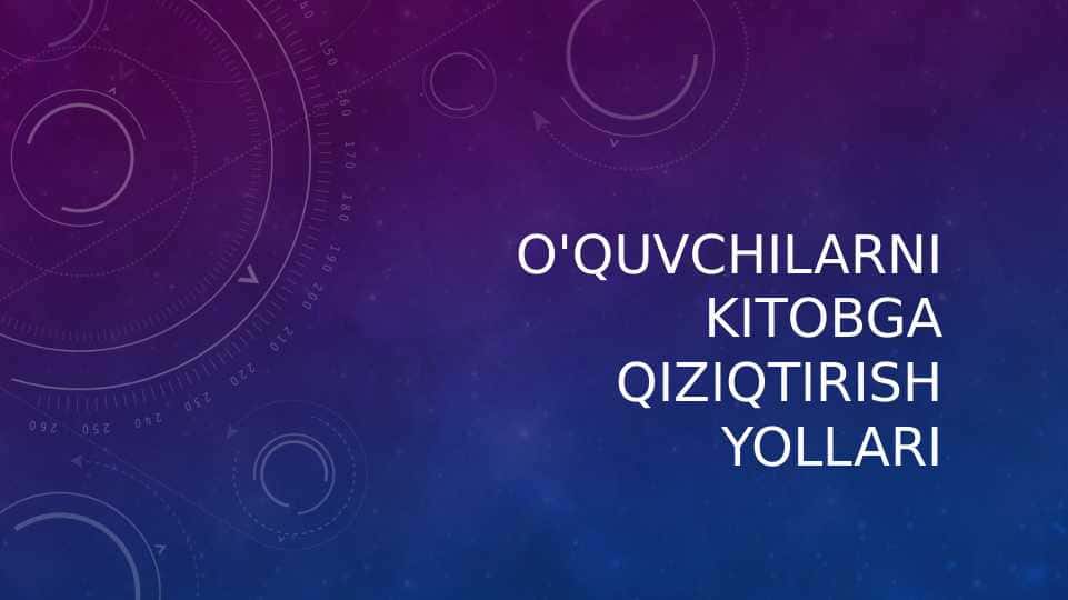 O'quvchilarni kitobga qiziqtirish yollari 1