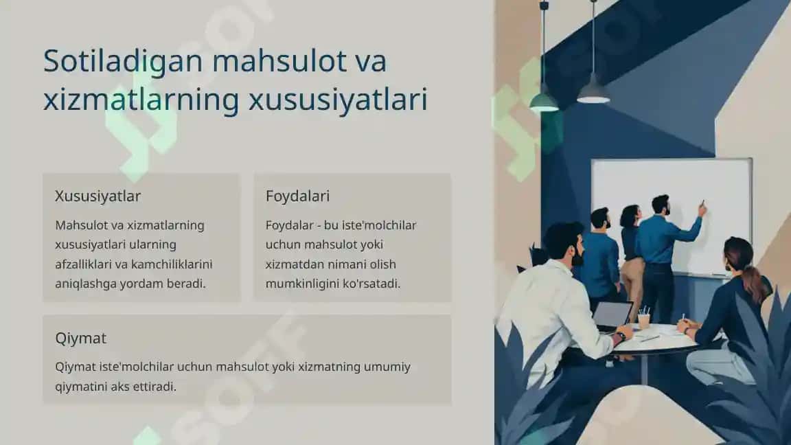 Mahsulot va xizmatlarni sotish uchun potensial maydonlar hajmini aniqlash 5