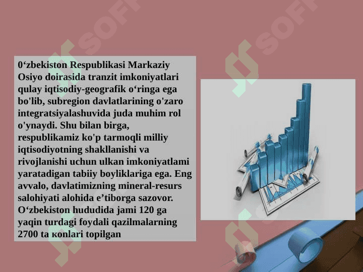 O’zbekiston Respublikasining ijtimoiy-iqtisodiy rivojlanishi 4