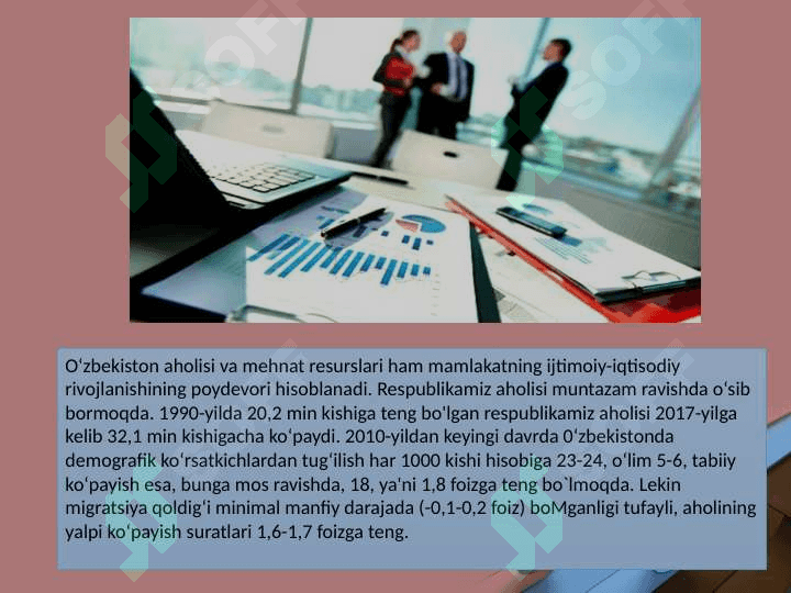 O’zbekiston Respublikasining ijtimoiy-iqtisodiy rivojlanishi 7