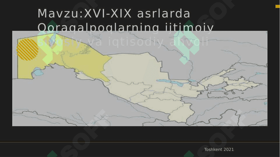 XVI-XIX asrlarda Qoraqalpoqlarning ijtimoiy siyosiy va iqtisodiy ahvoli 2