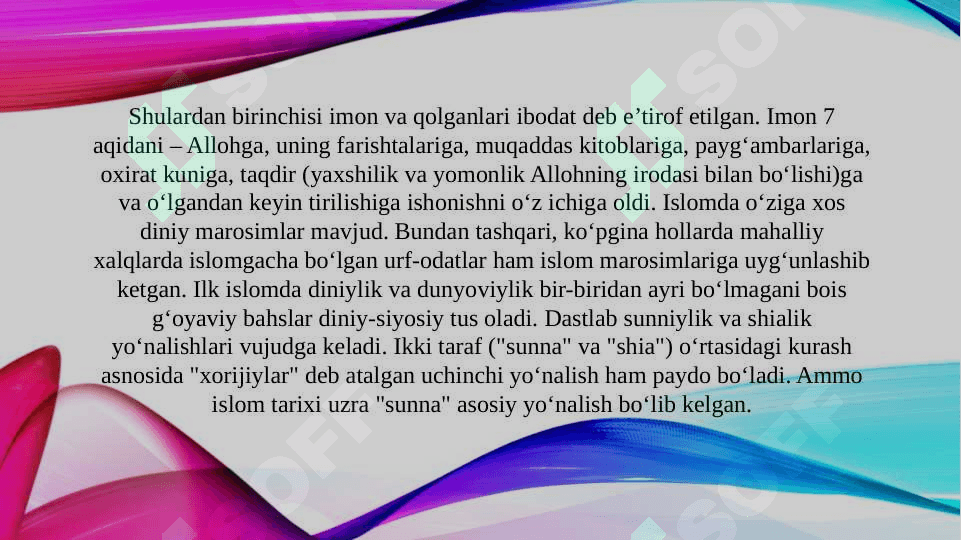 Islom dini 8