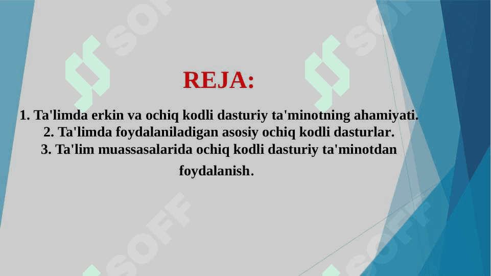 Ta`limda erkin va ochiq kodli dasturiy ta`minotlar 2