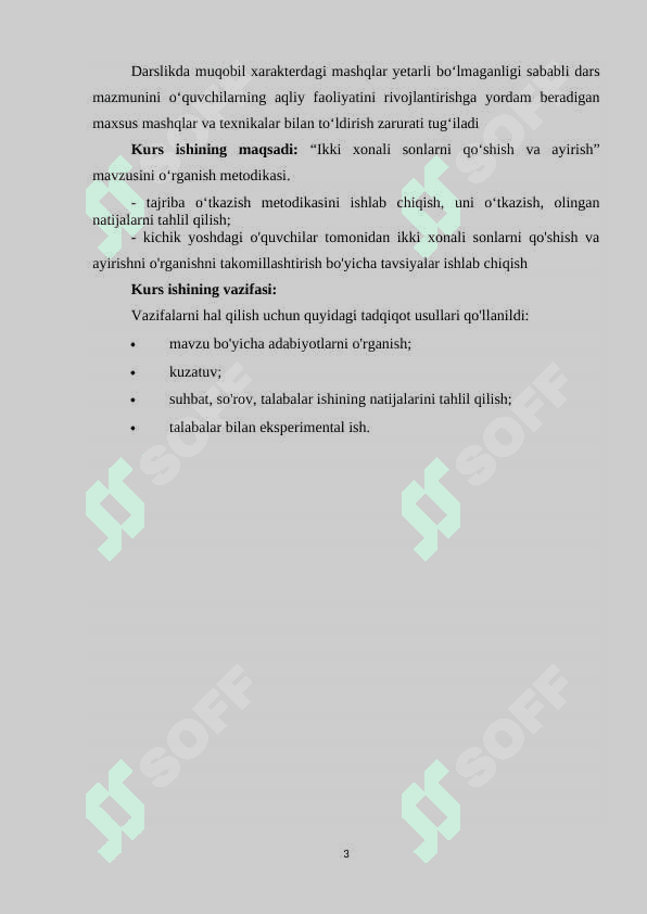 Ikki xonali sonlarni o’nlikdan o’tib qo’shish va ayirish metodikasi 3