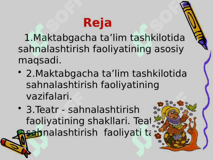 Sahnalashtirish faoliyati jarayonida bolalarda ijodiy faollikni shakllantirish 2
