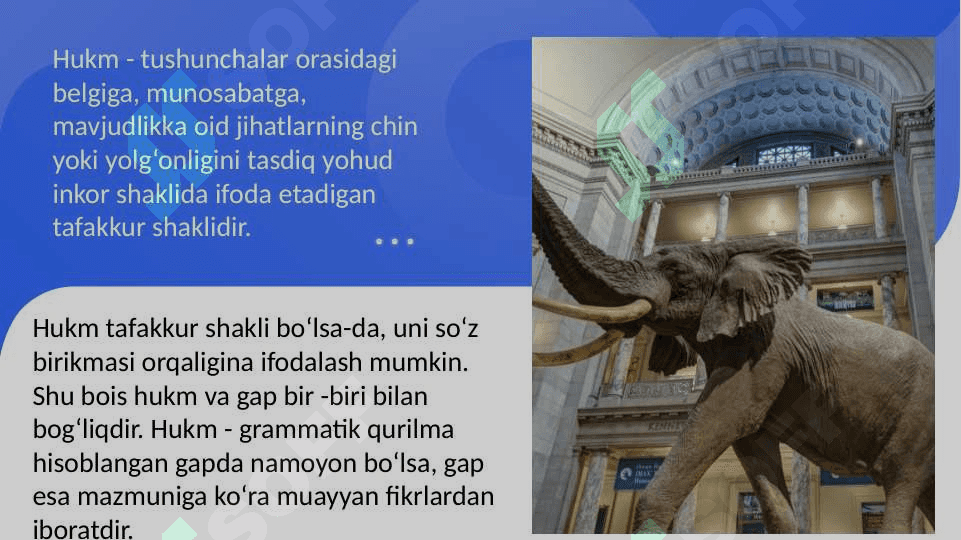 Hukm, xulosa chiqarish, argumentlash va bilimlar taraqqiyotining mantiqiy shakllari 3