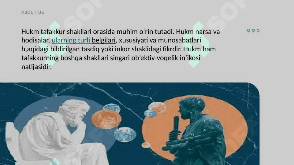 Hukm, xulosa chiqarish, argumentlash va bilimlar taraqqiyotining mantiqiy shakllari 4