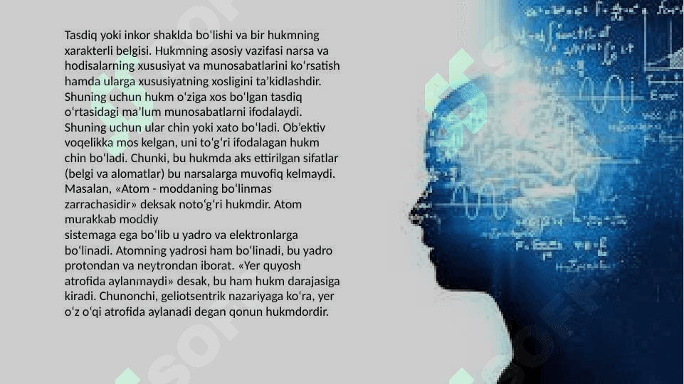 Hukm, xulosa chiqarish, argumentlash va bilimlar taraqqiyotining mantiqiy shakllari 5