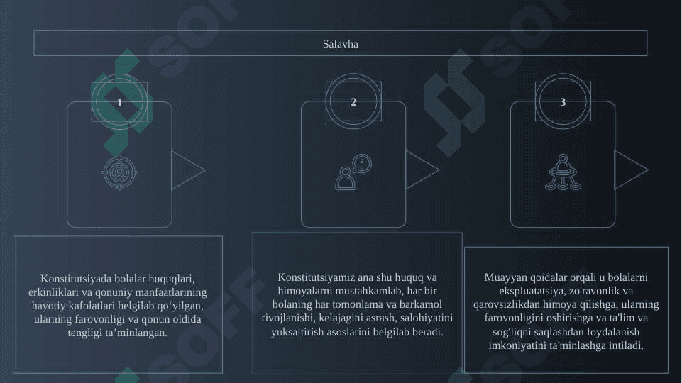Konstitutsiyada bolaning huquqlari, erkinliklari va huquqiy manfaatlarining ta'minlanish va himoya qilinishi 5