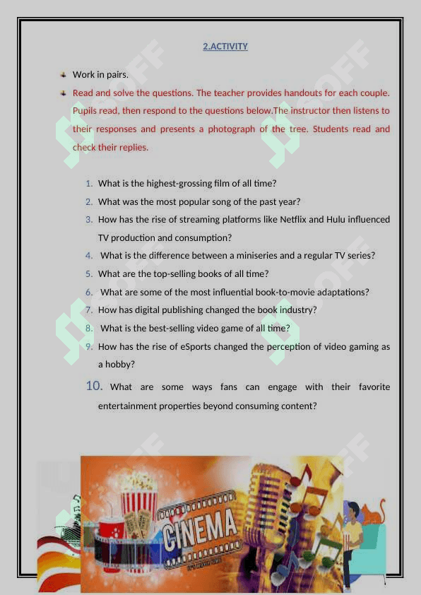 ENTERTAINMENT  CONJUCTIONS AND CLAUSE 8