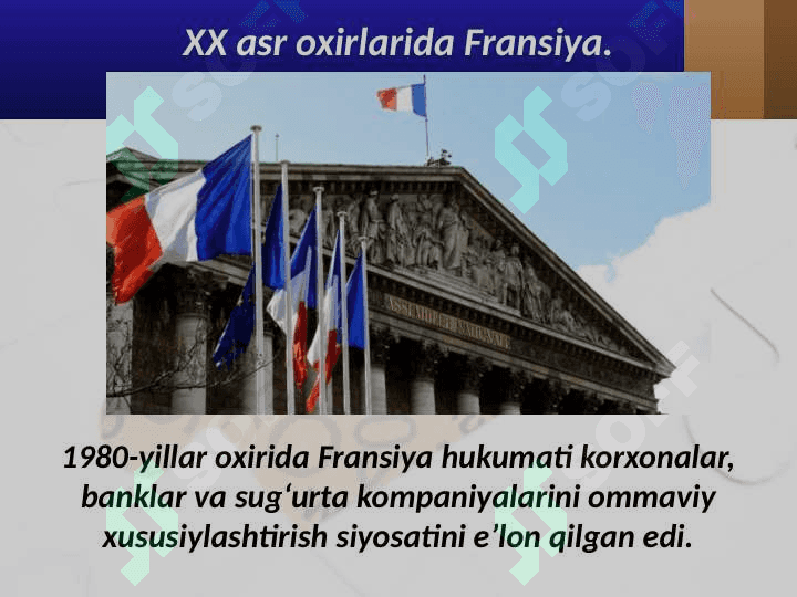 1991-2017 yillarda Fransiya. 2
