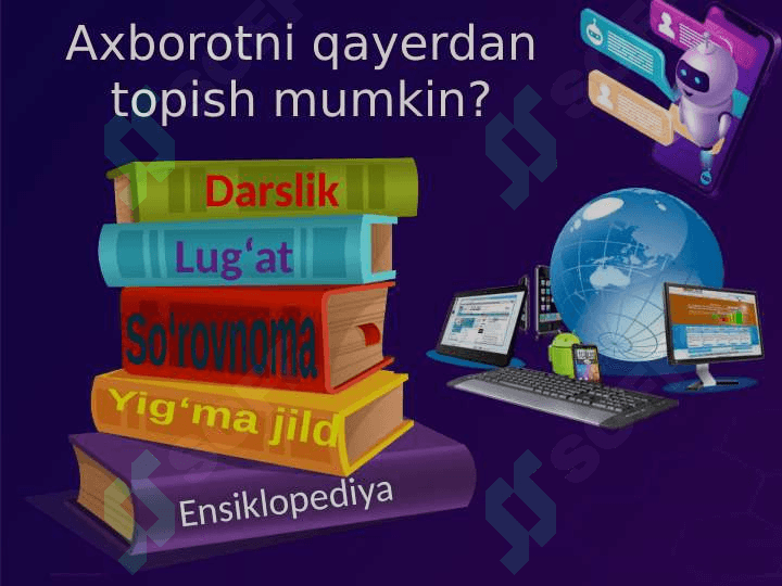 Internet qidiruv tizimlari va internetda ma'lumot izlash 4