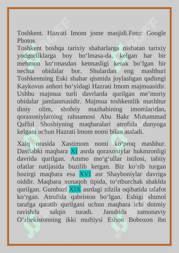 Tarixiy obidalar haqida ma'lumot 3
