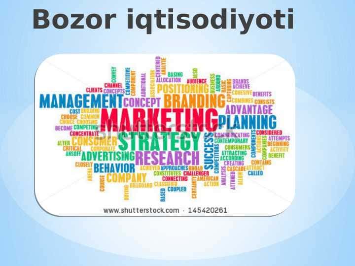 Bozor iqtisodiyoti