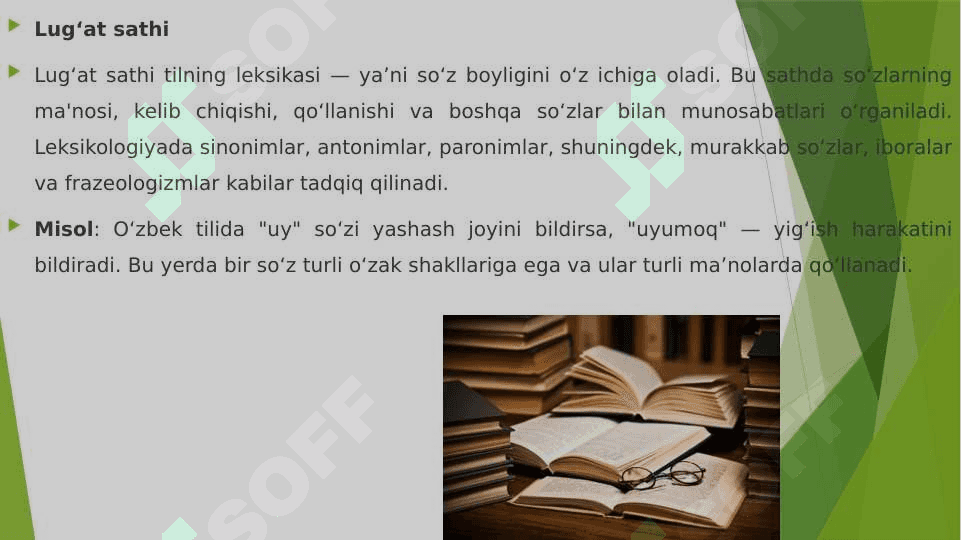 Tilshunoslik sathlari 2 4