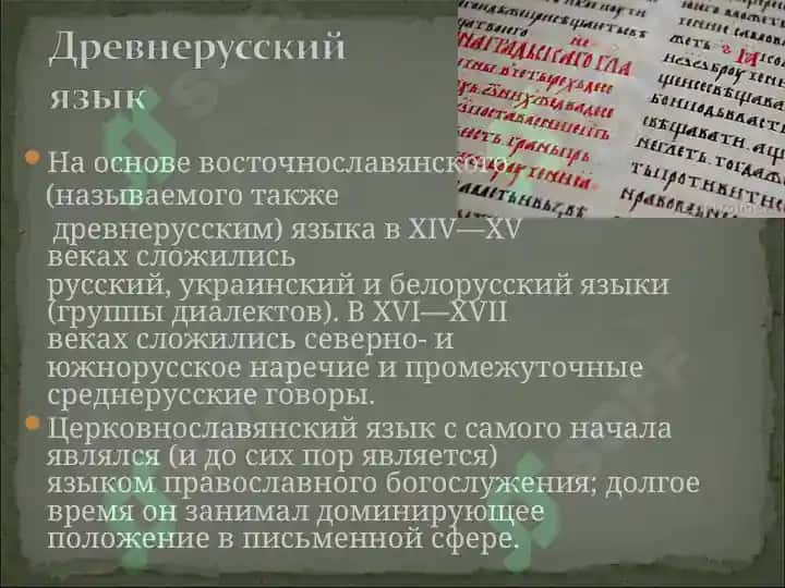 История развития русского языка 3