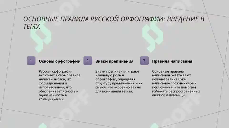 Основные принципы русской графики и орфографии 8