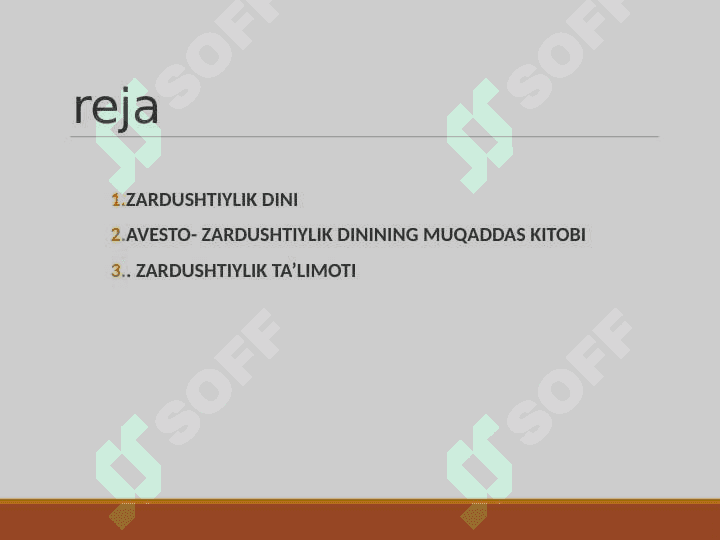 ZARDUSHTIYLIK DININING PAYDO BO’LISHI 2