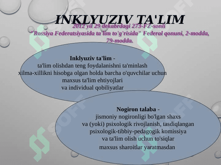 INKLYUZIV TA'LIM 7
