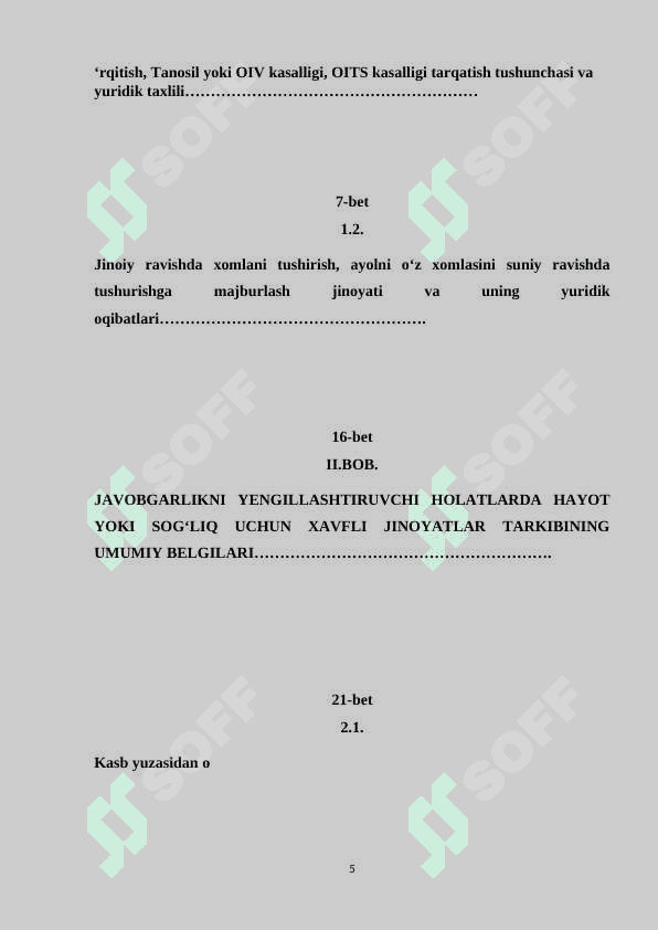 Hayot yoki sog‘liq uchun xavfli jinoyatlar 5