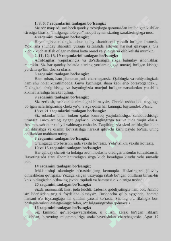 Psixologiyasidan test va metodikalar 4
