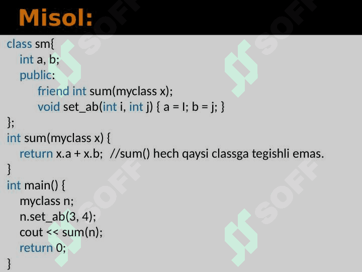C++ Classes & Objects 4